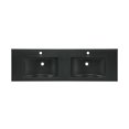 thumbnail image 3 of 60 inch Vanity Top Bathroom Sink in Matte Black, 3 of 8