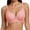 #17Pink, variant on Byworldtasic Women's Wireless Lace Trim Bra Non‑Padded Soft Cup Everyday Comfort Bralette Adjustable Straps Bra