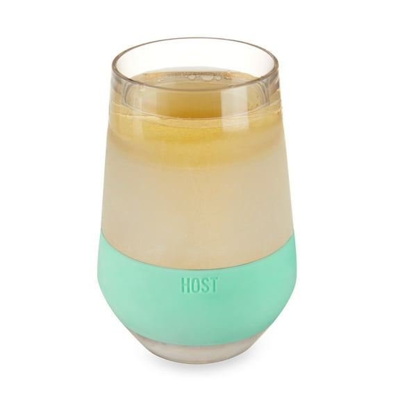 Host Wine Freeze XL Stemless Glasses, Cooling Cups, 12oz, Set of 1, Mint