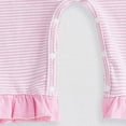 thumbnail image 7 of Staki Baby Girls Valentine's Day Romper Baby Girl Outfit Newborn Jumpsuit Ruffle Romper Cute Valentines Baby Clothes 0-18M(Pink,6-12 Months), 7 of 7