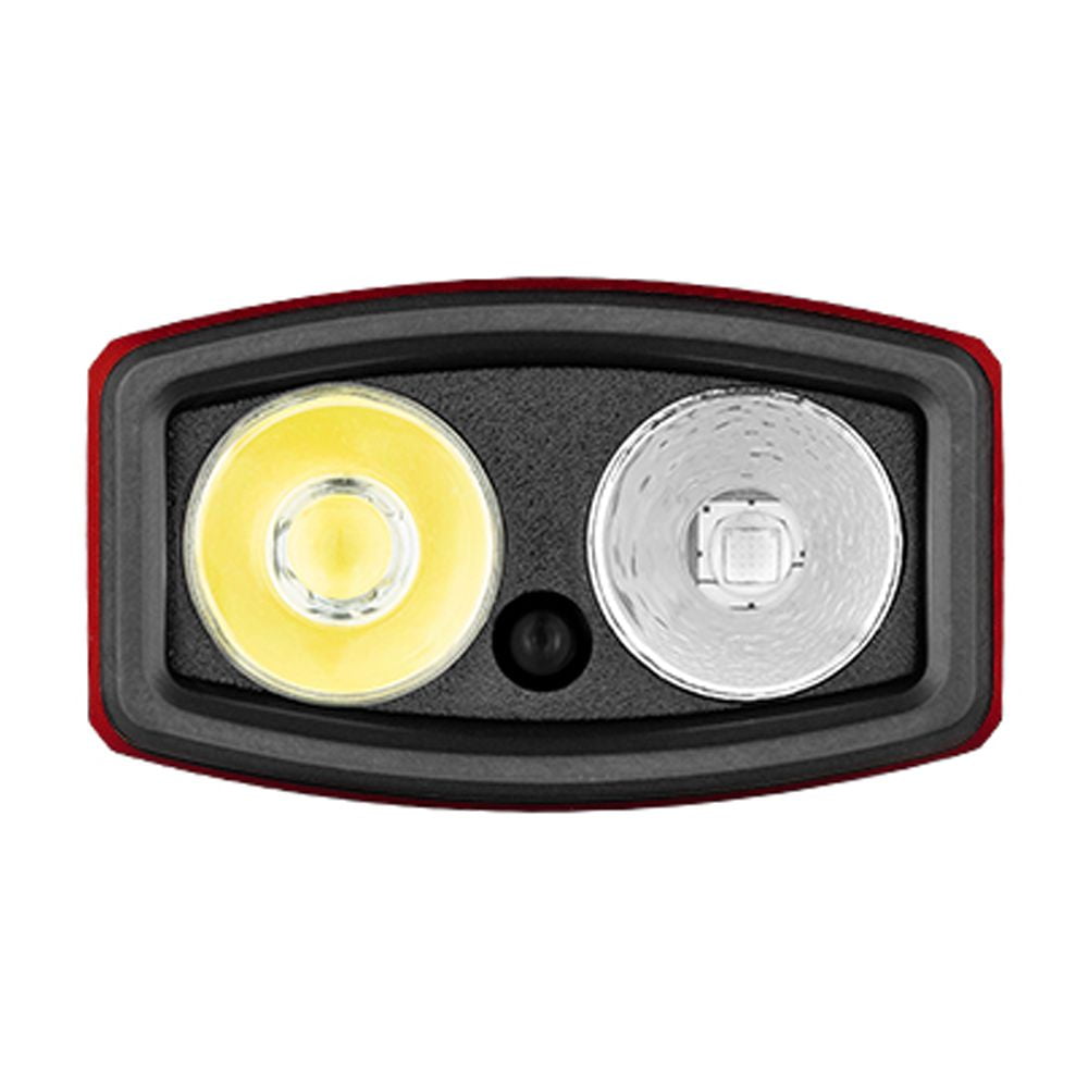 OLIGHT Arkfeld Pro Flat Rechargeable EDC Flashlight with 1300 Lumens LED Light UV and Laser(Red CW 5700K-6700K)