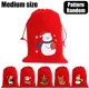 thumbnail image 3 of 10/1 piezas de bolsas de terciopelo rojo para Navidad, bolsa de regalo de Papá Noel con cordón, bolsa para envolver dulces, bocadillos, regalos para fiestas de bodas y Navidad, decoración, 3 of 5