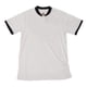thumbnail image 1 of Camiseta de fútbol para hombre, manga corta, abotonada, con estampado de letras, transpirable, rendimiento atlético, camiseta blanca M, 1 of 15