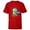 Red, variant on Kang and Kodos Earth Capital - Short Sleeve T-Shirt for Kids - Customized-Red