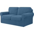 thumbnail image 1 of CHUN YI Stretch Checks Spandex Sofa Cover Separate Backrests Cushions Cover Slipcover, 1 of 5