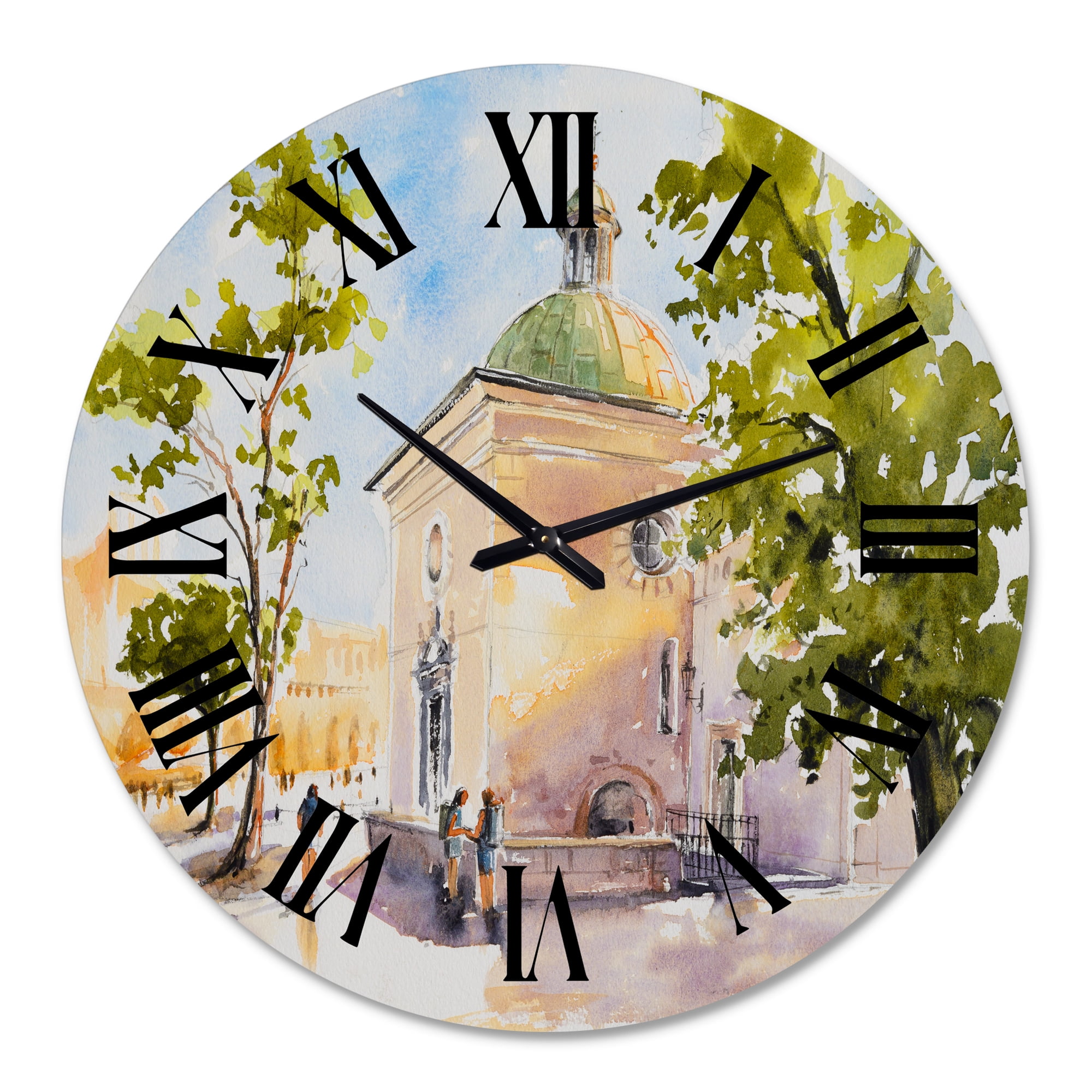 Designart 1 in Country Wall Clock