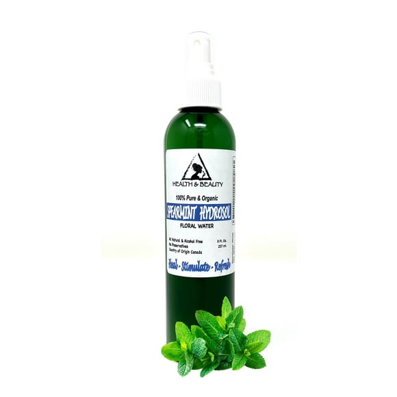 Spearmint Hydrosol Organic Floral Water Pure Natural 8 oz
