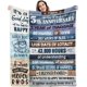 thumbnail image 1 of LHSHID Wooden Blanket Gift for Wife Husband 5th Wedding Anniversary 30x40in, 1 of 7