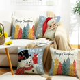 thumbnail image 4 of Nutcracker Pillow Covers Christmas Tree Pillow Cases Decorative Throw Pillows 18 x 18 Set of 4 Xmas Winter Holiday Pillow Cushion Case Covers for Sofa Couch Pink, 4 of 6