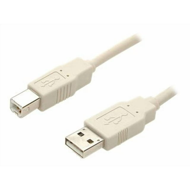 StarTech.com 10 ft Beige A to B USB 2.0 Cable - M/M - USB Printer Cable - Type A to B USB Cable - 10ft (USBFAB_10) - USB cable - USB (M) to USB Type B (M) - 10 ft - beige