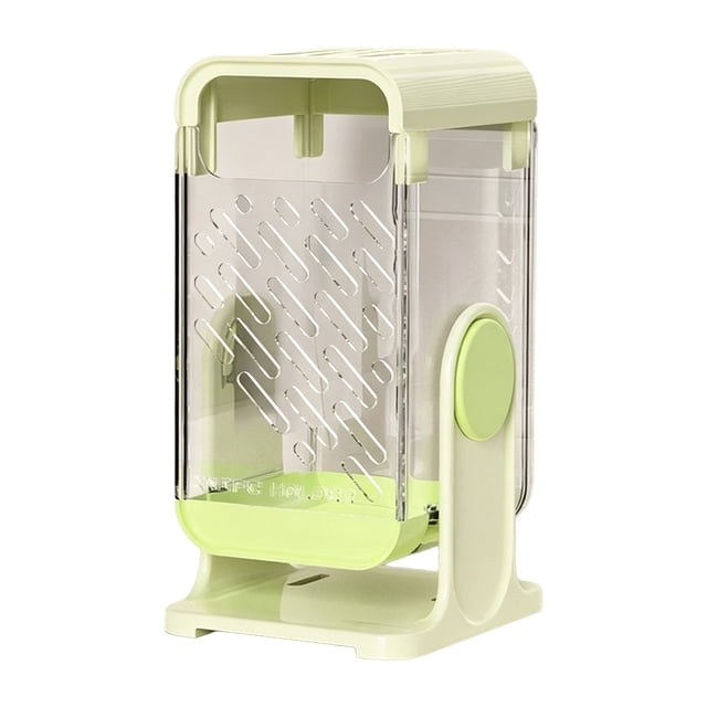 Rotating Tool Cutter Holder with Multi-Angle Hovering Shaft Rack Wall-Mounted or Countertop Drainage Organizer for Kitchen