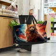 thumbnail image 6 of Starry Animals Reusable Foldable Large Capacity Oxford Cloth Storage Basket Easter Picnic Basket, 6 of 7