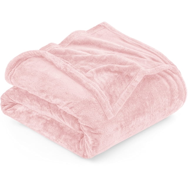 Collar Blanket Utopia, forro polar, tamaño queen, color rosa, 300 g/m², microfibra