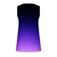 thumbnail image 7 of Wycnly Summer Saving Tank Top for Women Tank Top for Women Lightweight Comfy Slim Button up Henley Shirts Tunic Fashion Gradient Print Sleeveless Shirt Ladies Sleeveless Shirt, 7 of 7