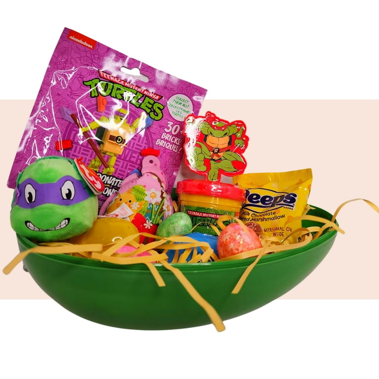 Personalized Teenage Mutant Ninja Turtles TMNT Easter Gift Basket