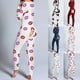 thumbnail image 2 of Pijama Sexy con solapa abotonada para mujer, mono de manga larga con estampado bonito, diseño de botones funcionales, 2 of 3