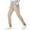 Khaki, variant on Plebaso Womens Pants Ankle Length Casual Drawstring Pants Athletic Sports Lounge Joggers with Pockets