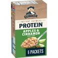 thumbnail image 1 of Quaker High Protein Apples & Cinnamon Instant Oatmeal, 1 of 13