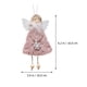 thumbnail image 2 of EeaseMX pieza de ángel colgante de niña, adorno navideño de peluche., 2 of 8