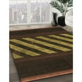 thumbnail image 2 of Ahgly Company Indoor Round Patterned Black Bean Brown Area Rugs, 5' Round, 2 of 6