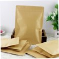 thumbnail image 4 of CHICHUMID 100Pcs Kraft Paper Pouch Sealable Bags Khaki for Candy Packaging, 4 of 4