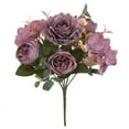 thumbnail image 1 of Artificial Peony Flower Elegant: Realistic Silk Peony Stem Table Centerpiece, 1 of 10