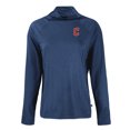 thumbnail image 2 of Women's Cutter & Buck Navy Cleveland Guardians  Coastline Epic Comfort Eco Recycled Funnel Neck Raglan Pullover Top, 2 of 3