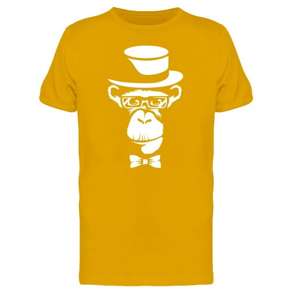 Human-Monkey In A Hat T-Shirt Men -Image by Shutterstock, Male Medium