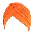 thumbnail image 2 of Pleated Turban Hat Breathable Stretchy Anti-UV Sun-proof No Brim Beanie Hat Party Accessories, 2 of 8