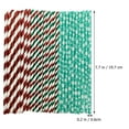 thumbnail image 2 of Minkissy 150 Pcs Fournitures de Fête Rayées Rouges en Feuille d'Or Chocolat Lait, 2 of 5