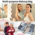 thumbnail image 7 of YOOLIFE Personalized Gifts for Women, Checkered Makeup Pouch Travel Cosmetic Bag Cute Makeup Bag Gifts for Her, 7 of 7