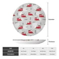 thumbnail image 2 of Balery Trains Print Bone China Decorative Plate Ceramic Dinner Plates Art Crafts with Display Stand-6in, 2 of 6