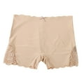 thumbnail image 1 of YDLCAFD Sexy Lace Edge Women's Ice Silk Seamless Boyshorts Smooth and Solid Color Panties, 1 of 9