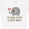 thumbnail image 4 of Inktastic My Nana and Papa Love Me Boys or Girls Baby Bodysuit, 4 of 5