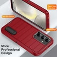 thumbnail image 3 of JTCASES for Samsung Galaxy S24 Plus 5G Case, Galaxy S24 Plus Phone Case with Built in Kickstand, Shockproof/DropProof Military Grade Protective Cover for Galaxy S24 Plus 5G 6.7" 2024, Red/Black, 3 of 9