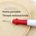 thumbnail image 4 of Jinsinto 2 Pcs Seam Sewing Ripper Set, Thread Remover Kit, Handy Stitch Ripper Sewing Tool for Opening Seams,Hems(2Pcs), 4 of 5