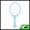 Sky Blue, variant on Unique Bargains 1pc Stylish Flower Pattern Handheld Mirror for Grooming Silver Tone