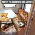 thumbnail image 5 of XYZCANDO Fall Leaf RV Dinette Cushion Covers Universal Camper Accessories Comfortable Cushion Covers for Couches and Sofas Soft Sofa Slip Covers for 2 Seat Cushion Couch, 5 of 7