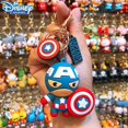 thumbnail image 2 of LLavero de Disney de Marvel, llaveros de superhéroe, Spider Man, Iron Man, Hulk, Thor, Capitán América, juguetes colgantes de mochila para pareja Fivean unisex, 2 of 2