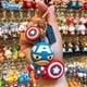 thumbnail image 2 of LLavero de Disney de Marvel, llaveros de superhéroe, Spider Man, Iron Man, Hulk, Thor, Capitán América, juguetes colgantes de mochila para pareja qiuyongming unisex, 2 of 2