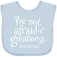 thumbnail image 3 of Inktastic Shakespeare Be Not Afraid of Greatness Boys or Girls Baby Bib, 3 of 4