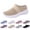 Khaki, variant on longantii Orthopedic Dress Shoes for Women Arch Support Non Slip Slip on Golf Shoes Breathable Knitted Mesh Stretch House Shoes Soft 2026 Orthopedic Shoes Coffee