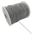 thumbnail image 3 of 100 Meters Plated Necklaces Cable Chain Necklace Crafting Jewelry Making - 2.4mm, 3 of 8