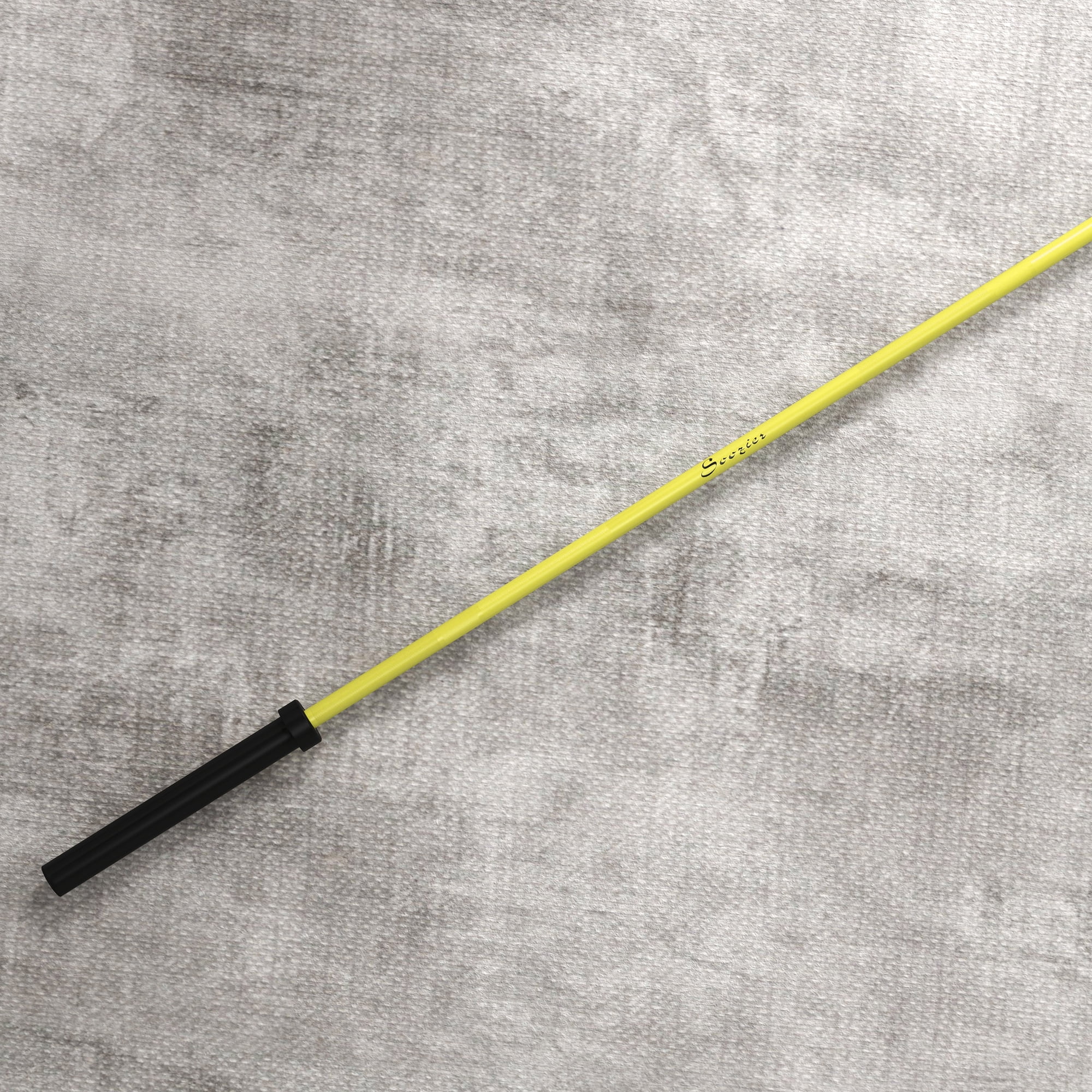 Soozier 7.2ft Weight Bar, Bench Press Bar with Rotating Sleeves, 1500lbs Weight Capacity, Yellow