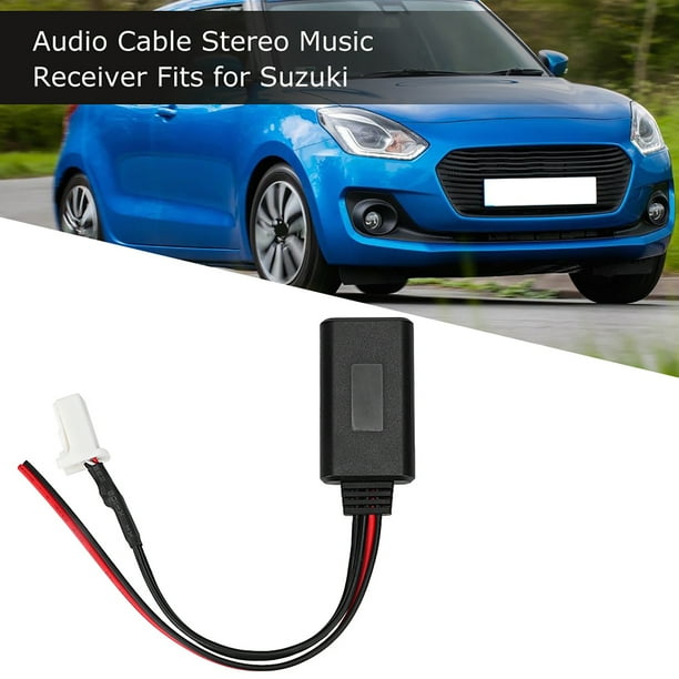 Adaptador de audio para automóvil, cable de audio Bluetooth 5.0 Cable de audio Cable de audio Bluetooth Funciones mejoradas
