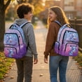 thumbnail image 3 of Aplkyhs Backpack for Kids 9-12 School Bag Lightweight Durable Bookbag for Daily School Travel Cute Galaxy Axolotl, 3 of 7