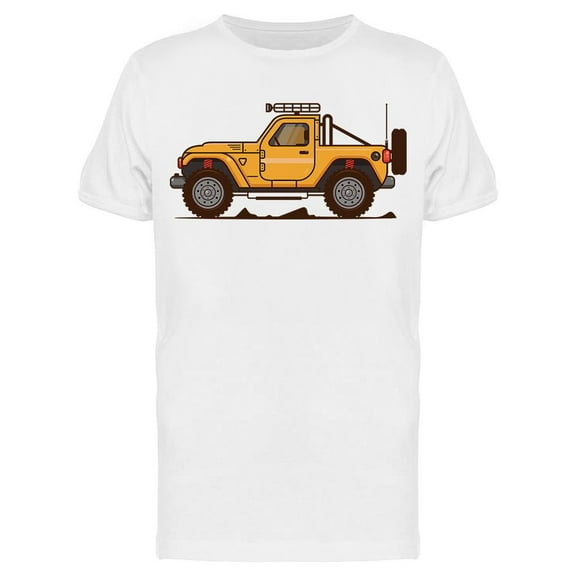 Vintage Offroad Car T-Shirt Men -Image by Shutterstock, Male Medium