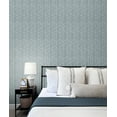 thumbnail image 3 of NextWall Light Blue Geometry Peel and Stick Wallpaper - 20.9 in. W. x 18 ft. L. Roll, 3 of 8
