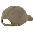 thumbnail image 4 of Port & Co Adult Unisex Regular Plain Cap Khaki One Size Fits All, 4 of 5