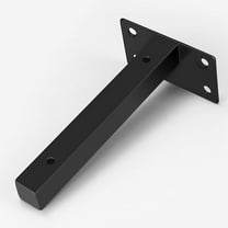 YSNOOWE Modern Style Shelf Bracket Black 1Pack